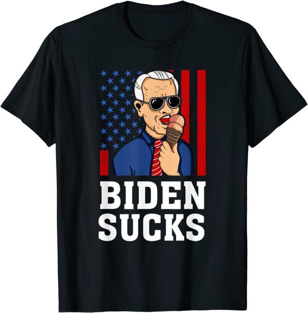 Official Biden Sucks,Pro American,Anti Biden USA T-Shirt