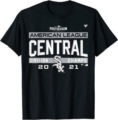 White Chicago Soxs 2021 AL Central Champions T-Shirt