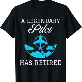 Official Legendary Pilot Retired T-Shirt