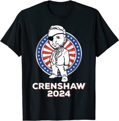 Vote Dan Crenshaw 2024 Shirt Campaign Texas President 2024 Unisex T-Shirt