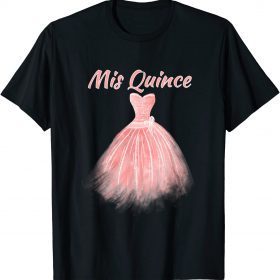 Official Quinceanera Pink Gown Gift Tee T-Shirt