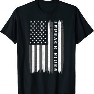 Impeach Joe Biden, USA Flag, Anti Biden Unisex T-Shirt