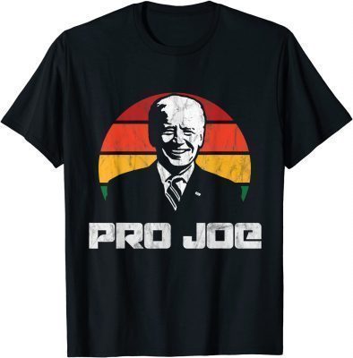 Pro Joe Biden - Vintage Retro Distressed Anti Trump Graphic T-Shirt