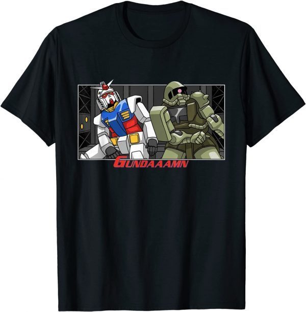 Gundaaamn Funny Gundam Gift T-Shirt