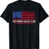 Classic Anti Biden Social Club American Flag Retro Vintage T-Shirt
