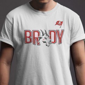 Classic Half Patriots Half Buccaneers Brady TB12 Tee Shirt