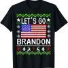 T-Shirt Let's Go Brandon Shirt Ugly Christmas Anti Biden Pro America