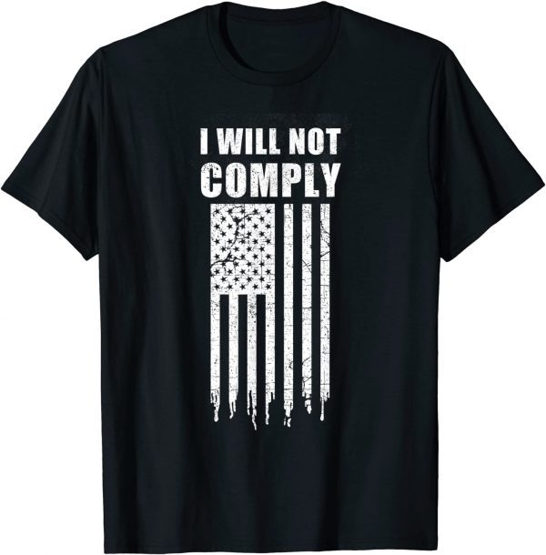 Defiant Patriot Conservative Medical Freedom T-Shirt