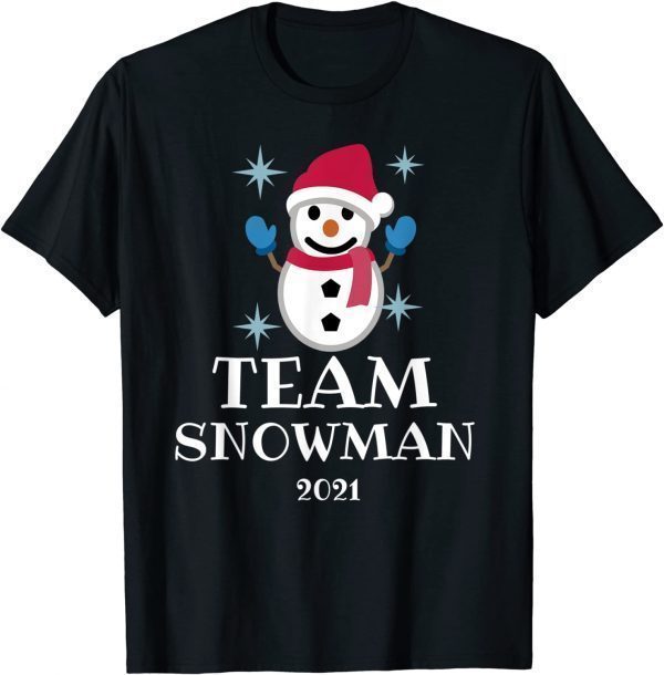 Christmas Family Matching Group Pajamas Xmas Team Snowman T-Shirt