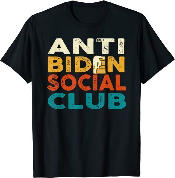 Pro America Anti Biden Social Club T-Shirt