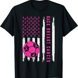 Kick Breast Cancer Awareness Soccer Pink Ribbon Supporters T-Shirt