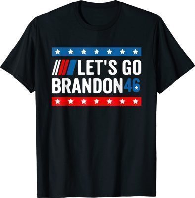 2021 Let's Go Brandon Tee Conservative Anti Liberal US Flag T-Shirt