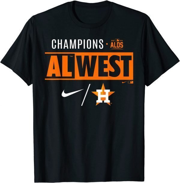 Official Astros 2021 AL West Champions T-Shirt