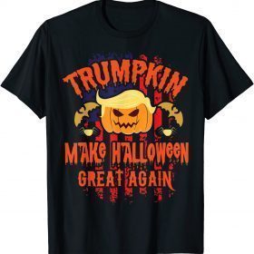 Usa Trumpkin make Halloween Great again with flag t shirt T-Shirt