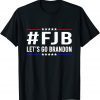 Let's Go Brandon Conservative Anti Liberal US Flag Unisex TShirt