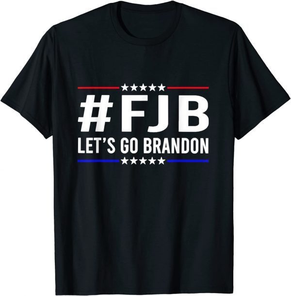 Let's Go Brandon Conservative Anti Liberal US Flag Unisex TShirt