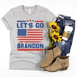 T-shirt Let's Go Brandon ,Let's Go Brandon! FJB Chant American flag