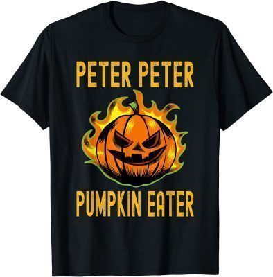 Funny Halloween Matching Costume Peter Pumpkin Eater T-Shirt