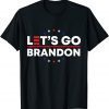 2021 Let's Go Brandon Tee Conservative Anti Liberal US Flag T-Shirt