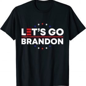 2021 Let's Go Brandon Tee Conservative Anti Liberal US Flag T-Shirt