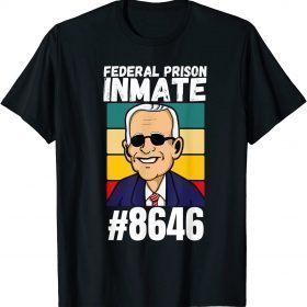 Halloween Federal Prison Inmate Prisoner Costume Anti Biden T-Shirt