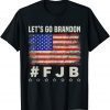 Let's Go Brandon Tee Conservative Anti Liberal US Flag T-Shirt