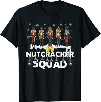 Nutcracker Squad Ballet Dance Matching Family Christmas Xmas T-Shirt