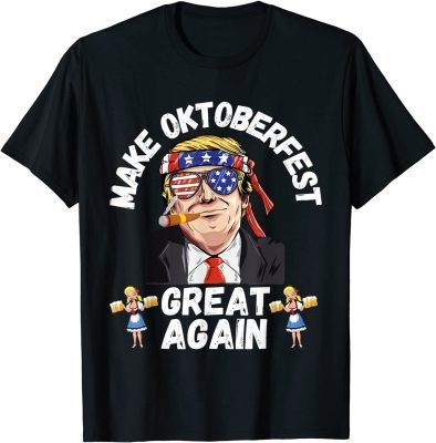 Make Oktoberfest Great Again Trump Germany Beer Prost Men T-Shirt