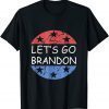 Official Let's Go Brandon, Joe Biden Chant, Impeach Biden Tee US Flag T-Shirt