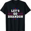 T-Shirt Let's Go Brandon Conservative Anti Liberal US Flag