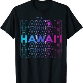 Hawai’i Vintage Poster Design Hawaiian Islands Hawaii T-Shirt