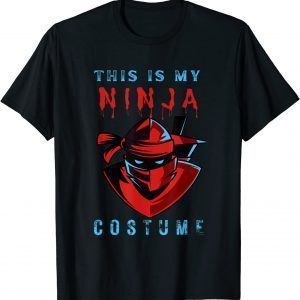 Classic This Is My Ninja Costume Halloween T-Shirt