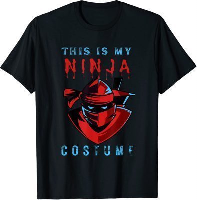 Classic This Is My Ninja Costume Halloween T-Shirt