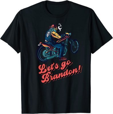 Classic Let's Go Brandon Biker Motorcycle Pro American Anti Biden T-Shirt