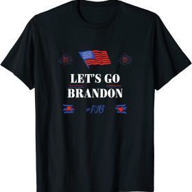 Official Let's Go Brandon Tee Conservative Anti Liberal US Flag T-Shirt