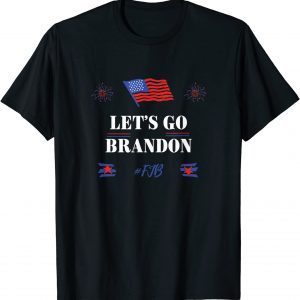 Official Let's Go Brandon Tee Conservative Anti Liberal US Flag T-Shirt