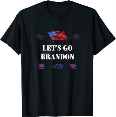 Official Let's Go Brandon Tee Conservative Anti Liberal US Flag T-Shirt