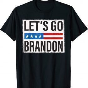 T-Shirt Let’s Go Brandon Conservative US Flag Gift
