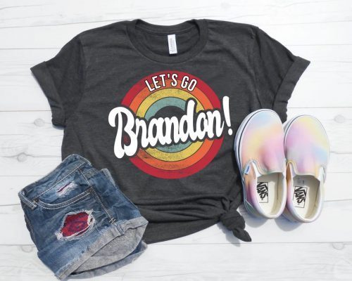 Funny Vintage Lets Go Brandon Biden Shirt T-Shirt