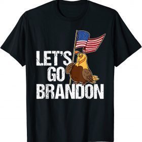 Let's Go Brandon Chant ,Impeach Joe Biden ,Anti Liberal US Flag T-Shirt