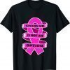 Giving up is not an option, breast cancer for men women kids T-Shirt