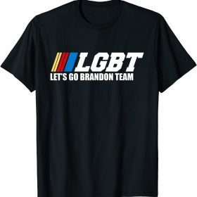 Mens Lets Go Brandon Team LGBT Conservative Funny T-Shirt
