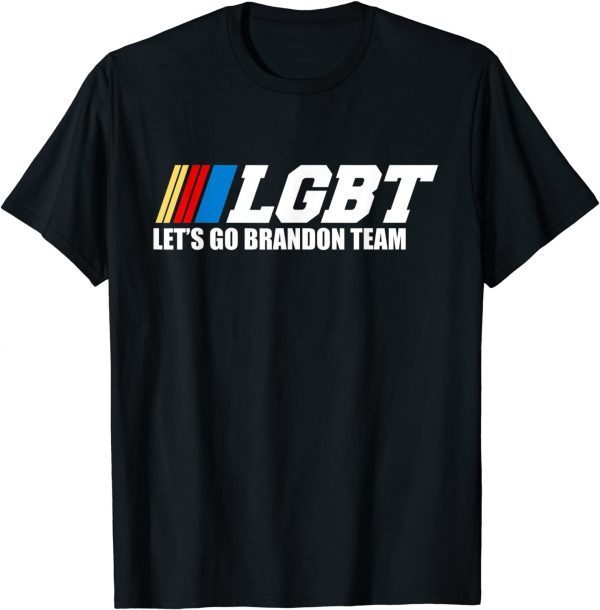 Mens Lets Go Brandon Team LGBT Conservative Funny T-Shirt