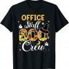 Office Staff Boo Crew Funny Halloween Matching Costume T-Shirt