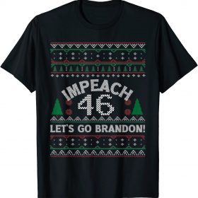 FJB Chant Let's Go Brandon ,Anti Biden Ugly Christmas T-Shirt