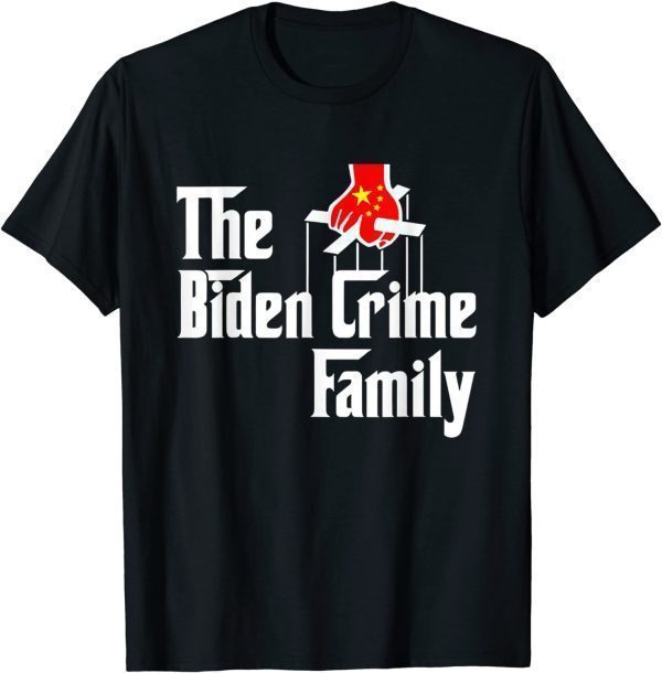 Funny The Biden Crime Family Chinese Puppet Humor Tee T-Shirt