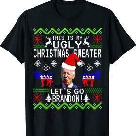 Let's Go Brandon Shirt Ugly Christmas Anti Biden Pro America T-Shirt