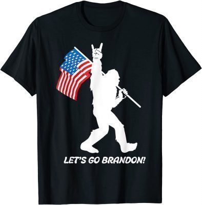 2021 Let's Go Brandon American Flag Impeach Biden T-Shirt