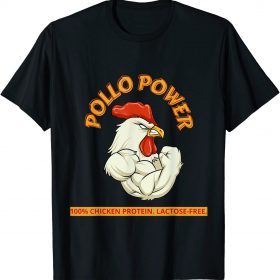 Funny Pollo Power Funny Chicken Gym Men Women Workout 2021 Shirts