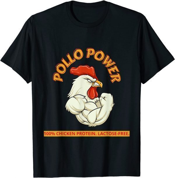 Funny Pollo Power Funny Chicken Gym Men Women Workout 2021 Shirts